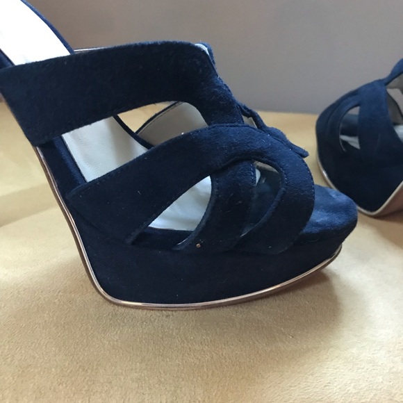 Navy Blue Kenneth Cole New York Sandal - Picture 4 of 6